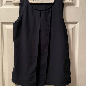 Banana Republic Navy Sleeveless Blouse, sz S